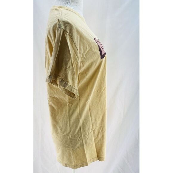 Bodega‎ Spellout Short Sleeve Shirt Yellow Mens Size Medium - Picture 4 of 8